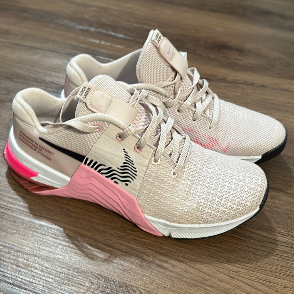 Nike Women's Athletic Shoes in Pink and Cream